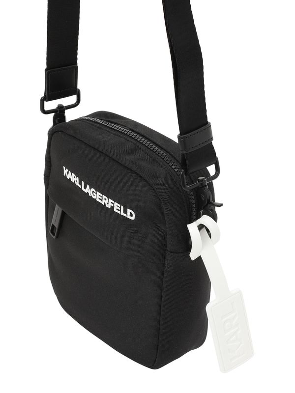 Karl Lagerfeld Karl Lagerfeld Torba preko ramena  crna / bijela
