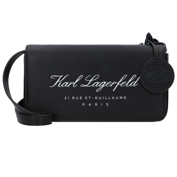 Karl Lagerfeld Karl Lagerfeld Torba preko ramena  crna / bijela