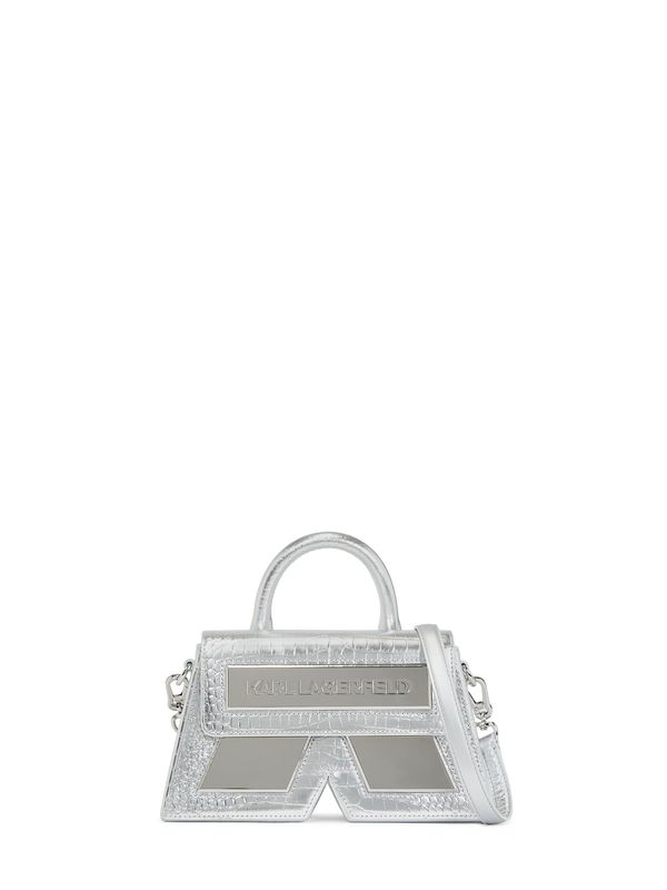 Karl Lagerfeld Karl Lagerfeld Torba preko ramena 'IKON'  srebro