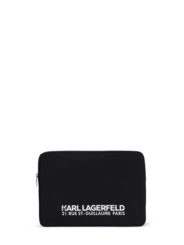 Karl Lagerfeld Karl Lagerfeld Torba za laptop  crna / bijela