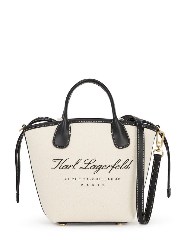 Karl Lagerfeld Karl Lagerfeld Torba za plažu  crna / bijela