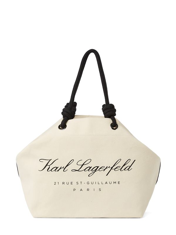Karl Lagerfeld Karl Lagerfeld Torba za plažu ' HOTEL'  bež / crna