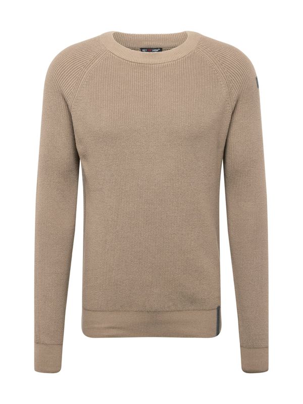 Key Largo Key Largo Pulover 'SCOOTER'  taupe siva