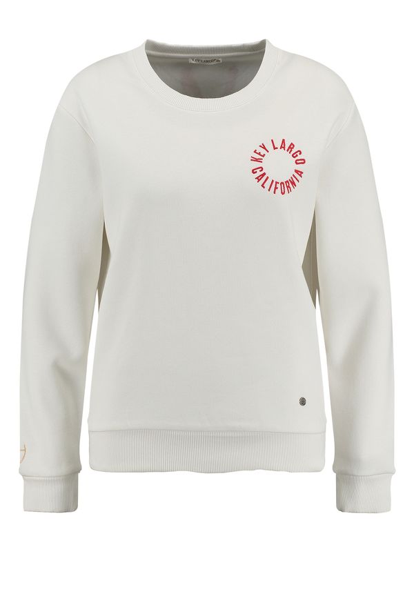 Key Largo Key Largo Sweater majica  boja pijeska / tamno crvena