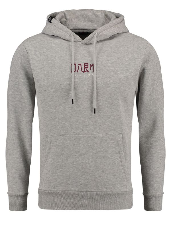 Key Largo Key Largo Sweater majica ' DARK VALLEY '  siva / miks boja