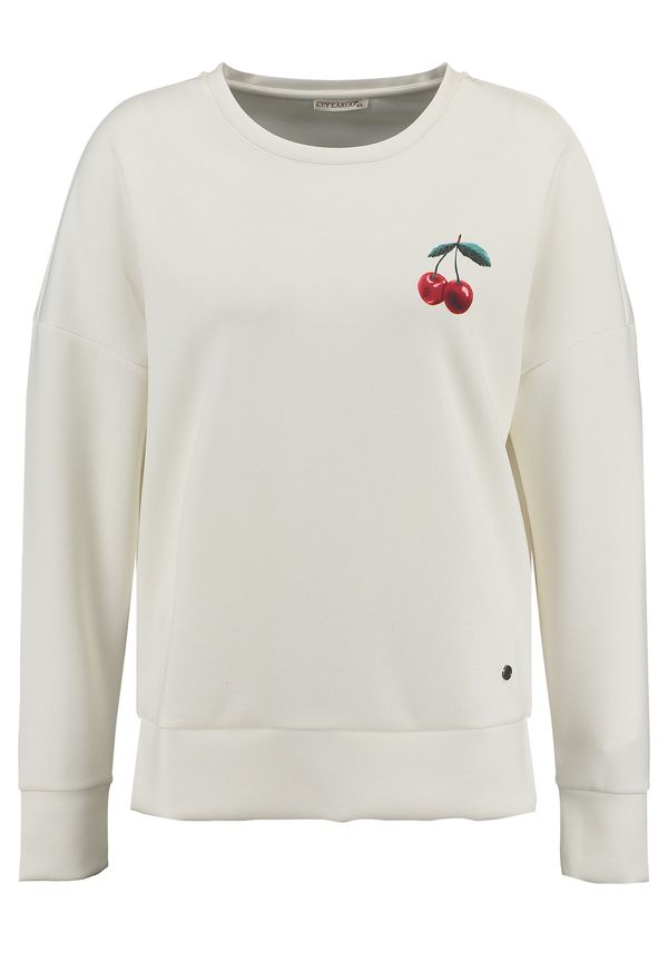 Key Largo Key Largo Sweater majica 'JUICE'  boja pijeska / tamno zelena / tamno crvena / crna