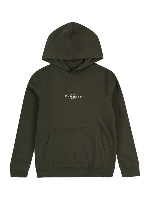 KIDS ONLY KIDS ONLY Sweater majica 'KOBJake'  tamno zelena / bijela
