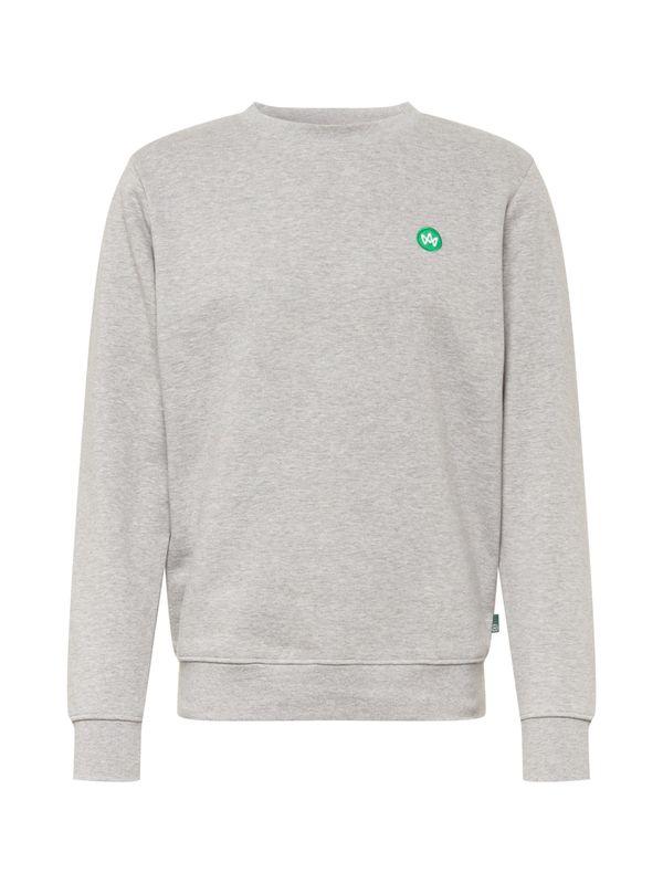 Kronstadt Kronstadt Sweater majica  siva melange / travnato zelena