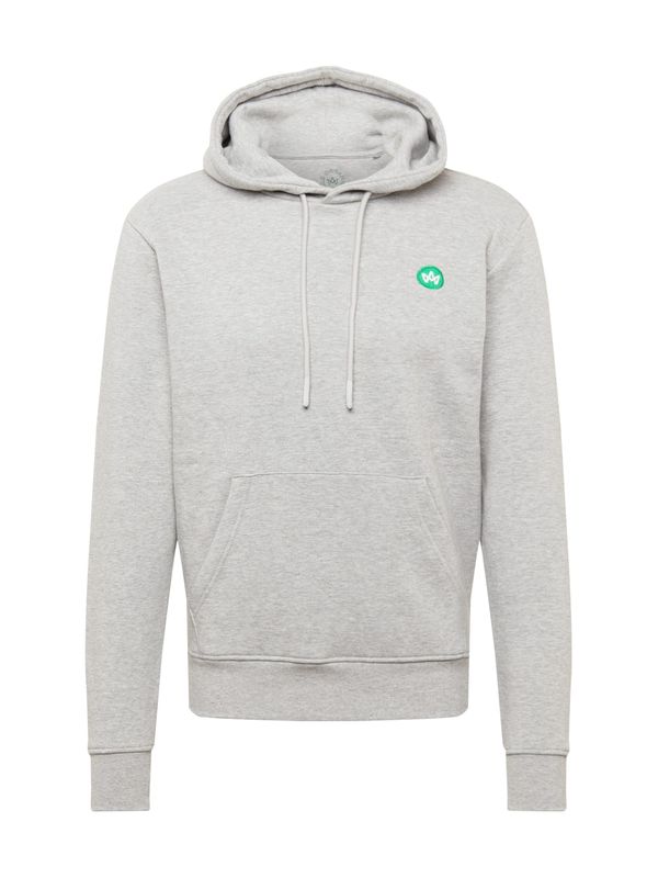Kronstadt Kronstadt Sweater majica  siva melange / zelena / bijela