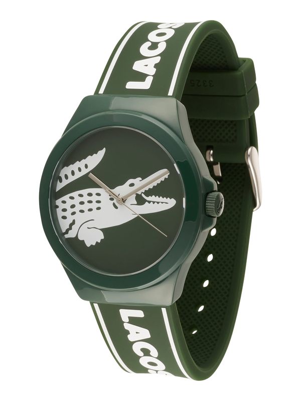 LACOSTE LACOSTE Analogni sat  kraljevski zelena / prljavo bijela