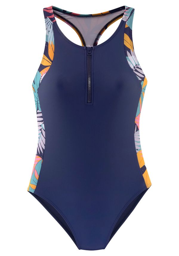 LASCANA ACTIVE LASCANA ACTIVE Sportski kupaći kostim  mornarsko plava / pastelno ljubičasta / narančasta