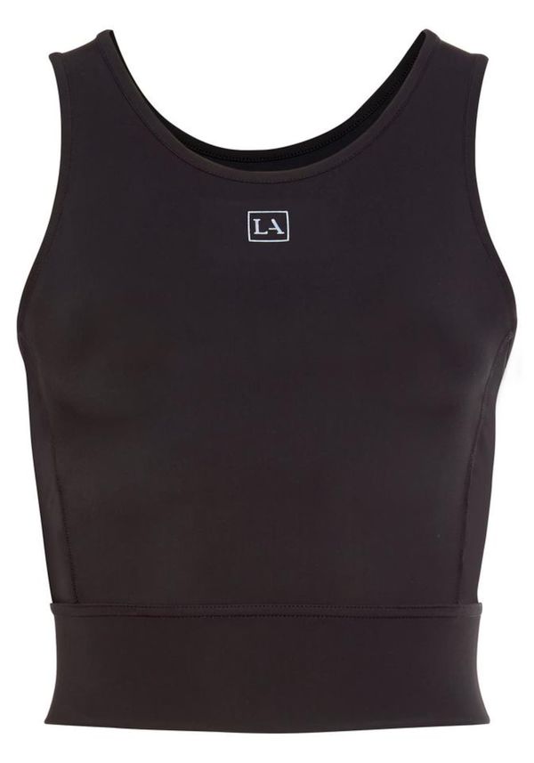 LASCANA ACTIVE LASCANA ACTIVE Sportski top 'Digital Mauve'  crna
