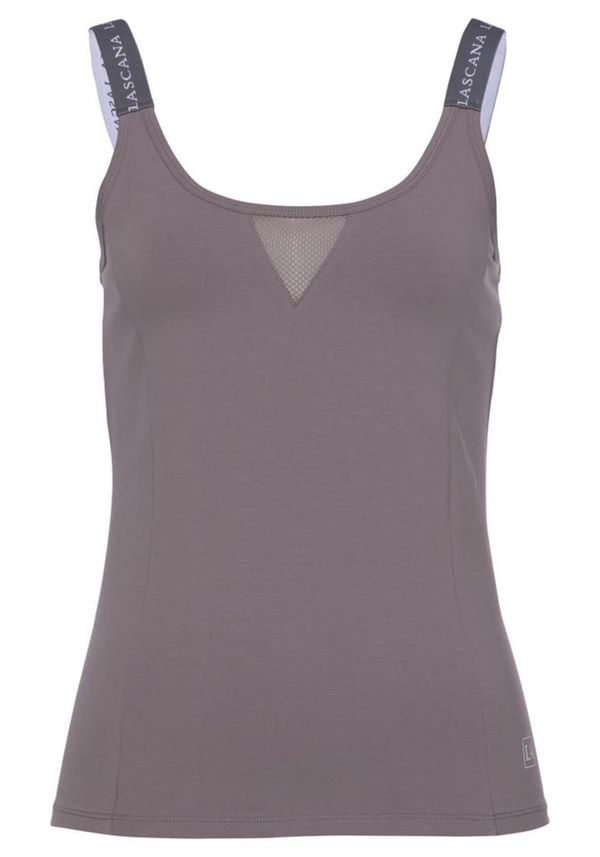 LASCANA ACTIVE LASCANA ACTIVE Sportski top  kameno siva
