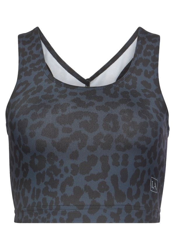 LASCANA ACTIVE LASCANA ACTIVE Sportski top  plava / crna / bijela