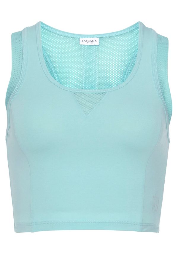 LASCANA ACTIVE LASCANA ACTIVE Sportski top  tirkiz / menta / bijela