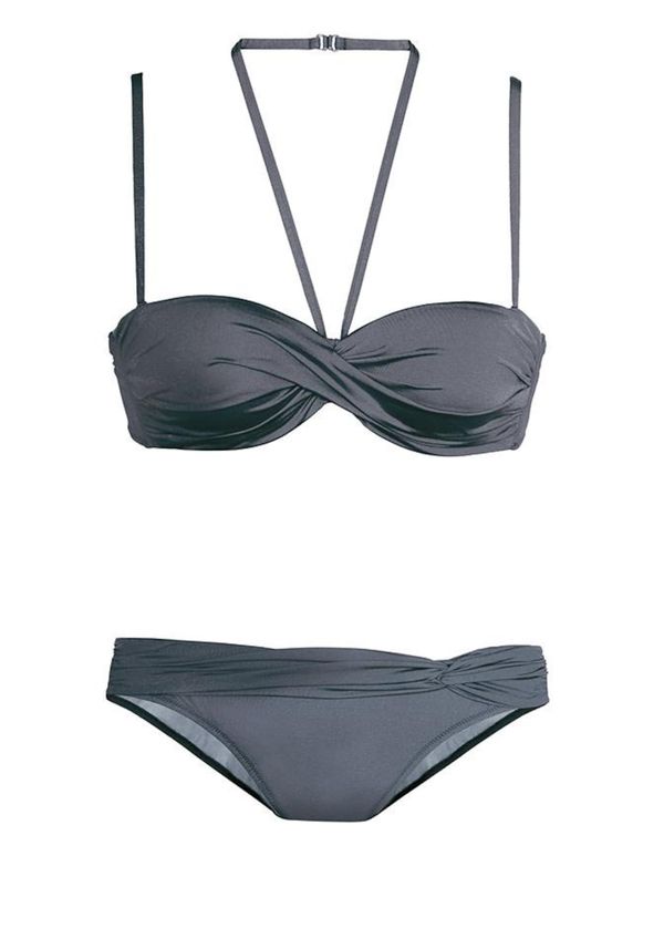 LASCANA LASCANA Bikini  antracit siva