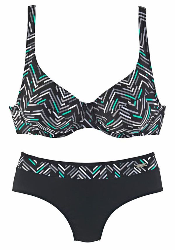 LASCANA LASCANA Bikini  crna / bijela