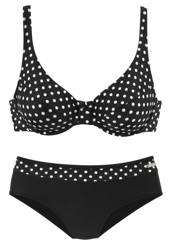 LASCANA LASCANA Bikini  crna / bijela