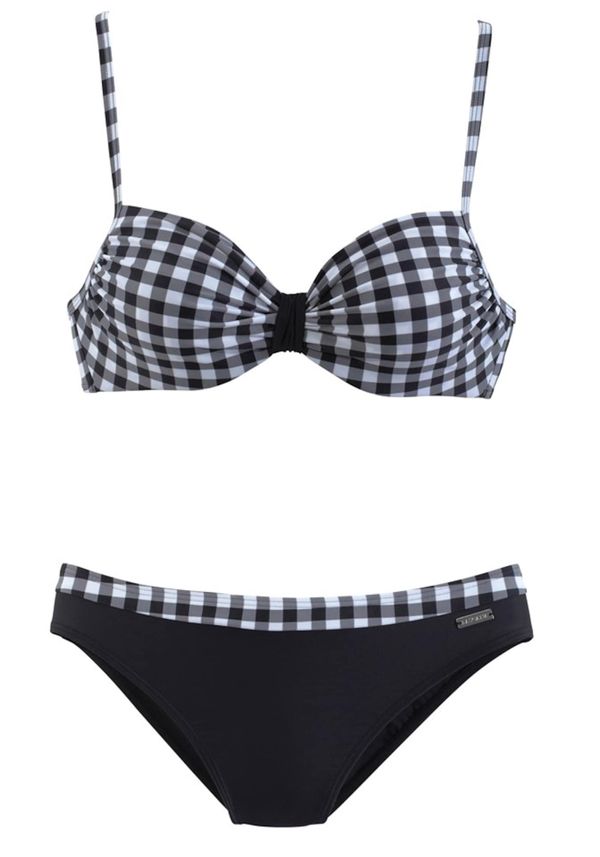 LASCANA LASCANA Bikini  crna / bijela