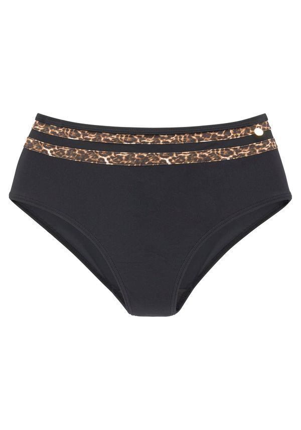 LASCANA LASCANA Bikini donji dio 'Adele'  bež / smeđa / crna