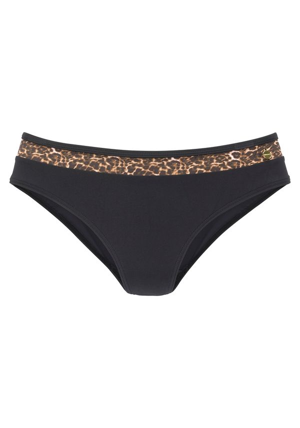 LASCANA LASCANA Bikini donji dio 'Adele'  smeđa / žuta / crna