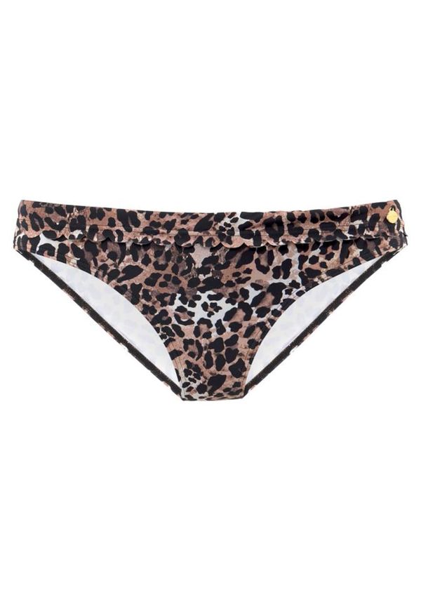 LASCANA LASCANA Bikini donji dio 'Lexa'  smeđa / karamela / crna