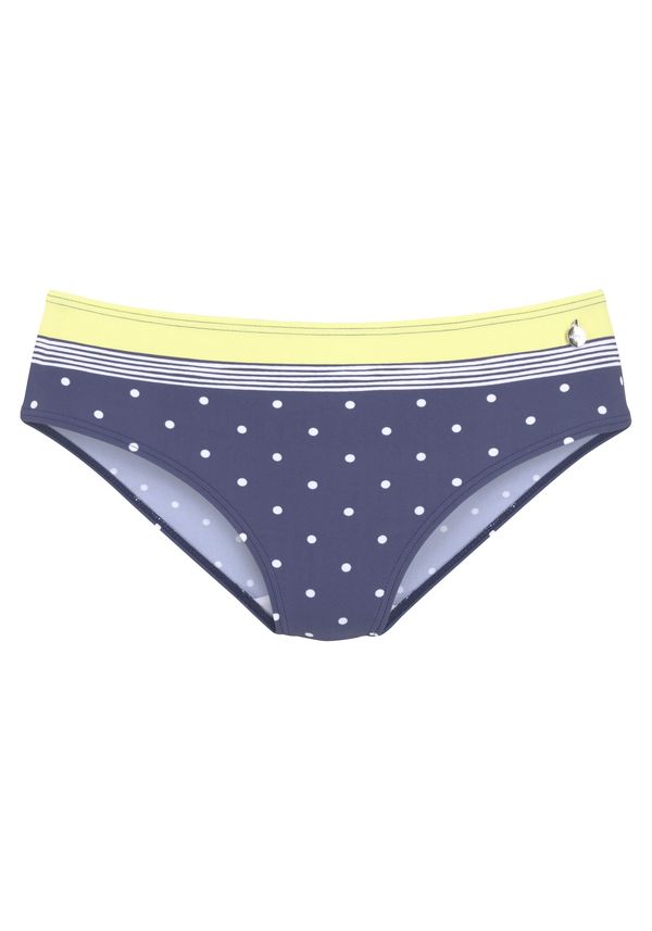 LASCANA LASCANA Bikini donji dio  mornarsko plava / žuta / bijela