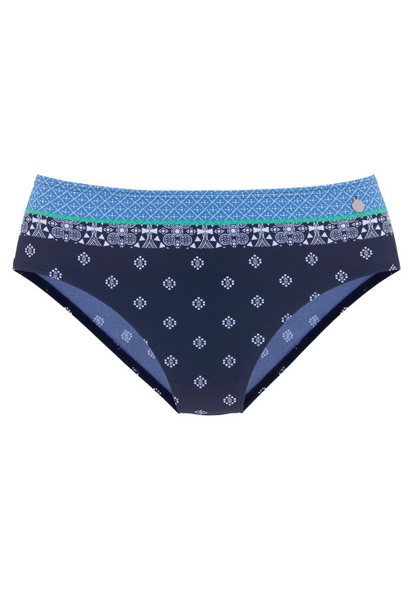LASCANA LASCANA Bikini donji dio  plava / mornarsko plava / zelena / bijela