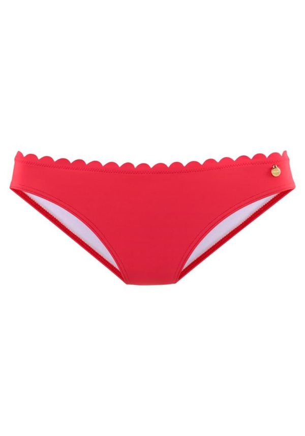 LASCANA LASCANA Bikini donji dio 'Scallop'  jarko crvena
