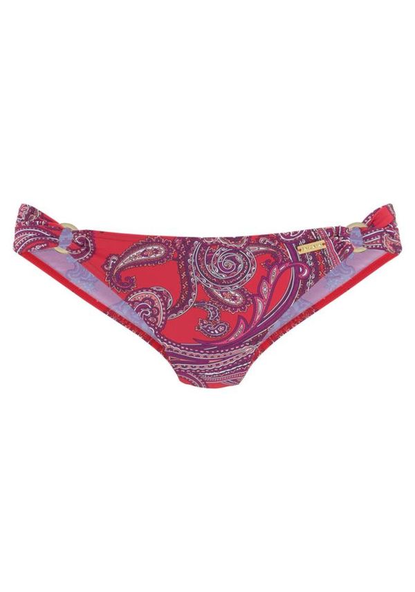 LASCANA LASCANA Bikini donji dio  tamno ljubičasta / roza / crvena / bijela