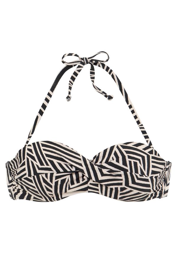 LASCANA LASCANA Bikini gornji dio  bež / crna