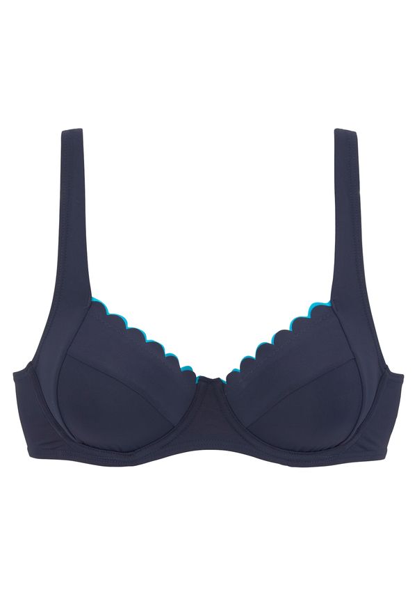 LASCANA LASCANA Bikini gornji dio  crno plava