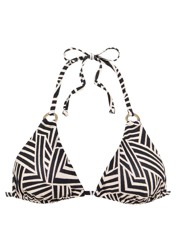 LASCANA LASCANA Bikini gornji dio  ecru/prljavo bijela / crna