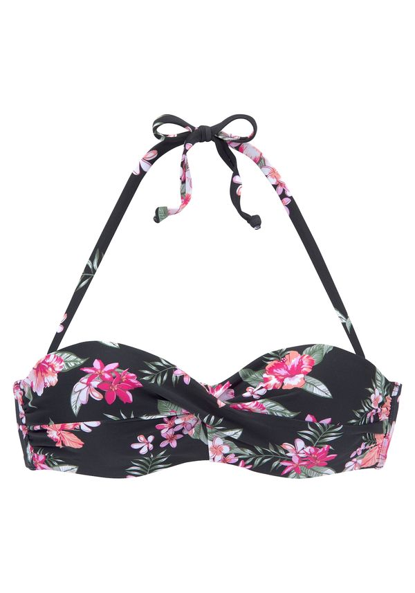 LASCANA LASCANA Bikini gornji dio  fuksija / prljavo roza / crna / bijela