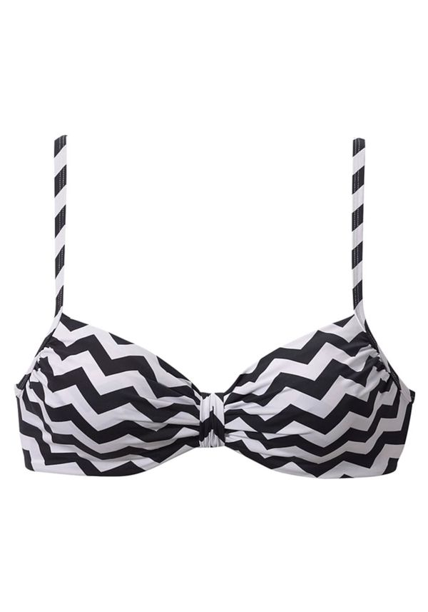 LASCANA LASCANA Bikini gornji dio 'Grace'  crna / bijela