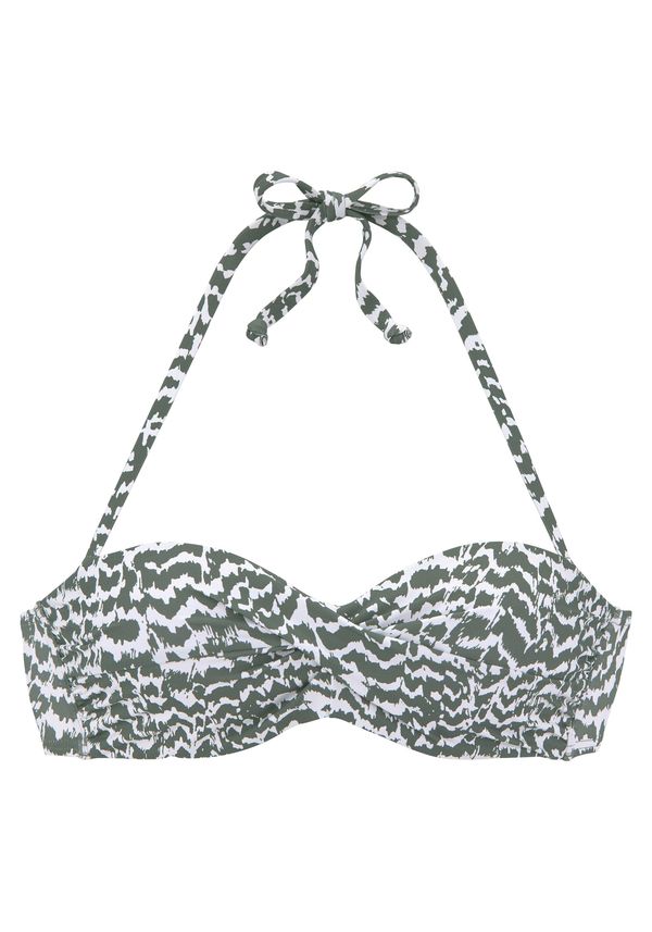 LASCANA LASCANA Bikini gornji dio  maslinasta / bijela