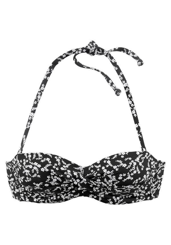 LASCANA LASCANA Bikini gornji dio 'Meadow'  crna