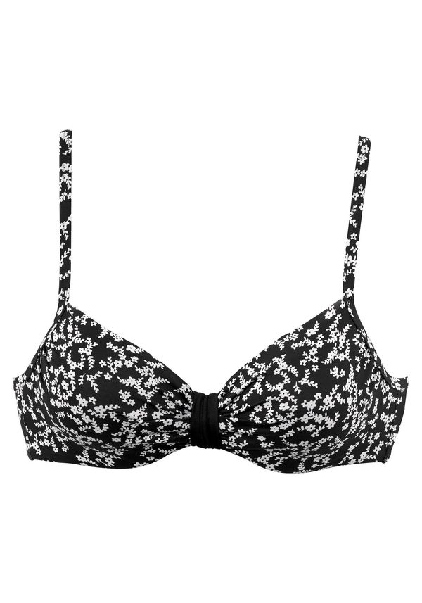 LASCANA LASCANA Bikini gornji dio 'Meadow'  crna