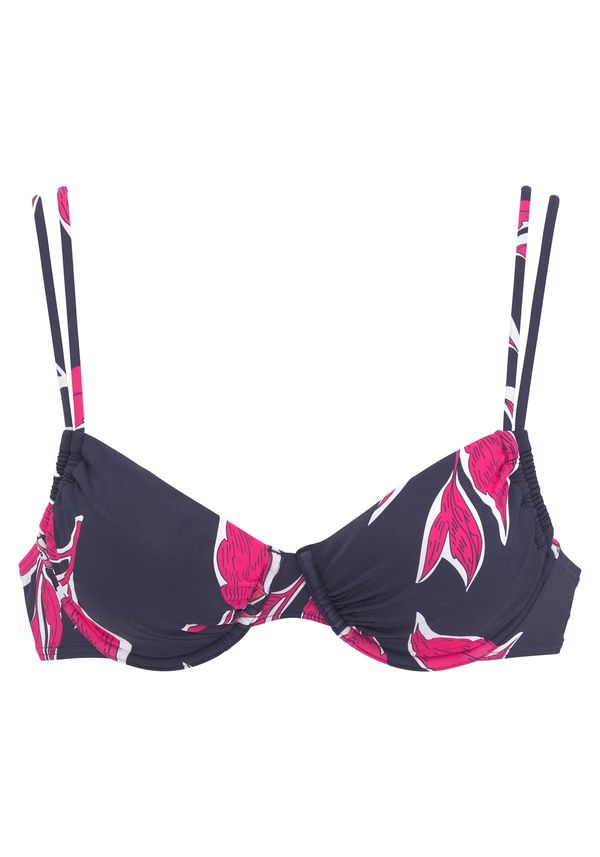 LASCANA LASCANA Bikini gornji dio  mornarsko plava / roza / bijela