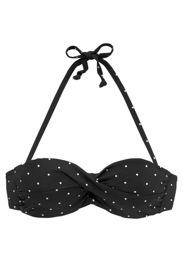 LASCANA LASCANA Bikini gornji dio 'Sparkel'  crna