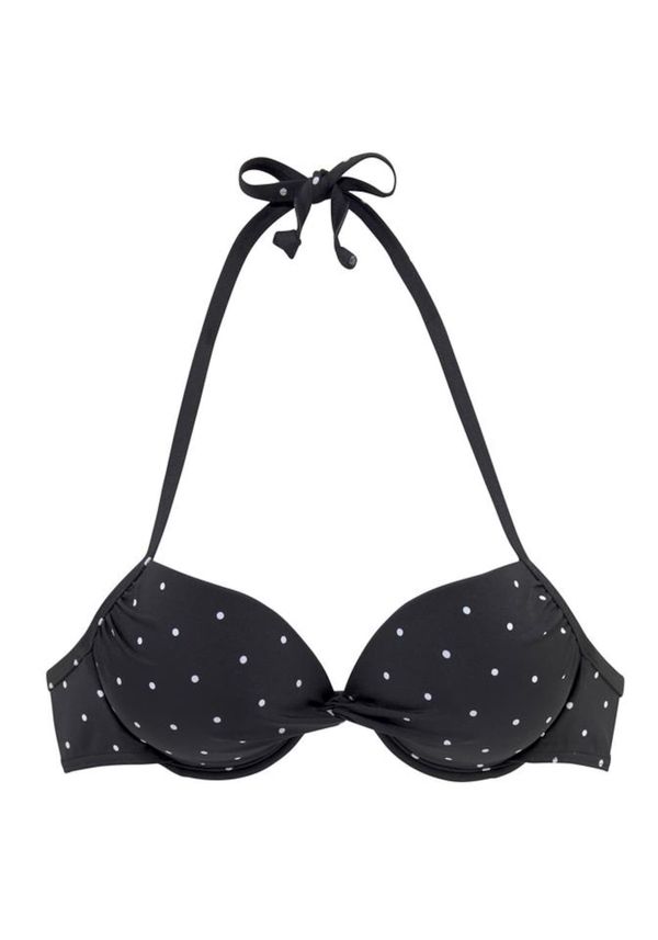 LASCANA LASCANA Bikini gornji dio 'Sparkel'  crna
