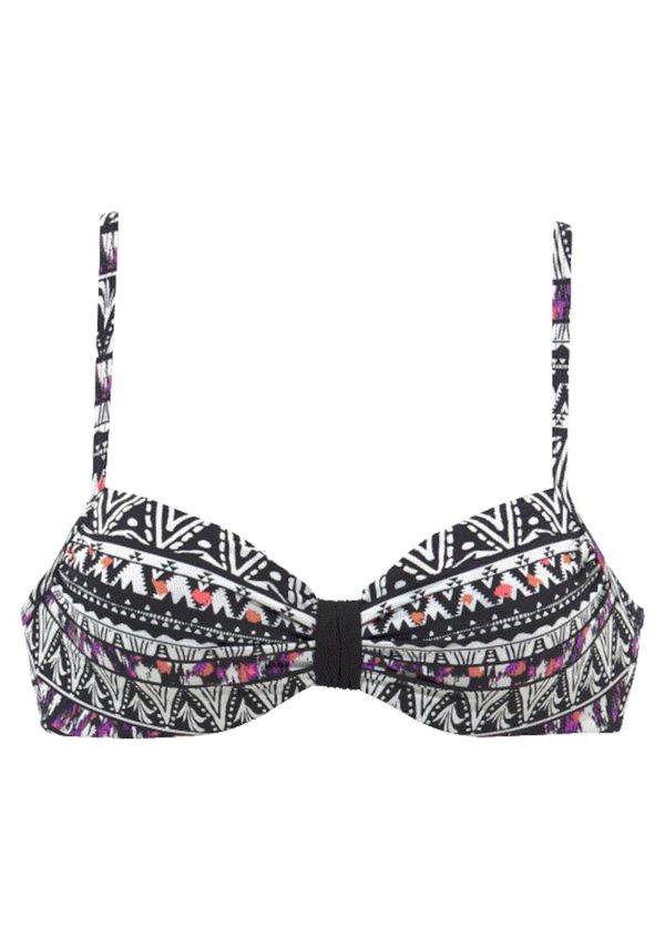 LASCANA LASCANA Bikini gornji dio 'Wire'  crna / bijela