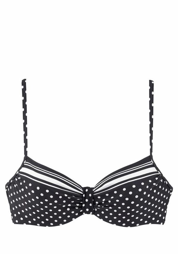LASCANA LASCANA Bikini gornji dio 'Wire Merily'  crna / bijela