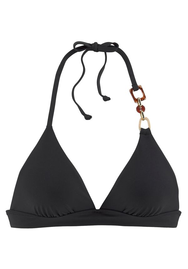LASCANA LASCANA Bikini gornji dio 'Yves'  boja pijeska / smeđa / crna
