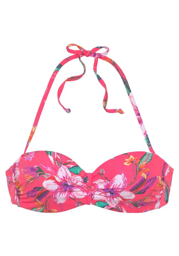 LASCANA LASCANA Bikini gornji dio  zelena / ljubičasta / narančasta / roza / bijela