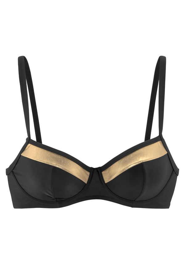 LASCANA LASCANA Bikini gornji dio  zlatna / crna