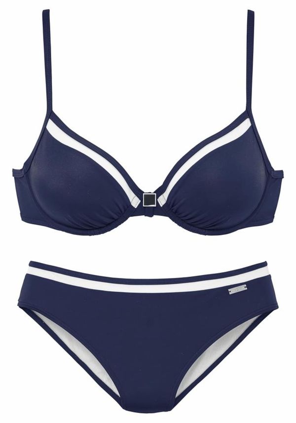 LASCANA LASCANA Bikini  mornarsko plava / bijela