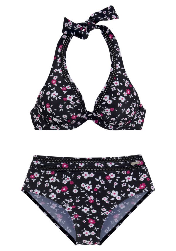 LASCANA LASCANA Bikini  roza / crna / bijela