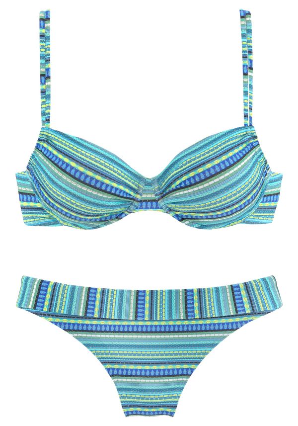 LASCANA LASCANA Bikini  tirkiz / kobalt plava / kraljevsko plava / nebesko plava / žuta