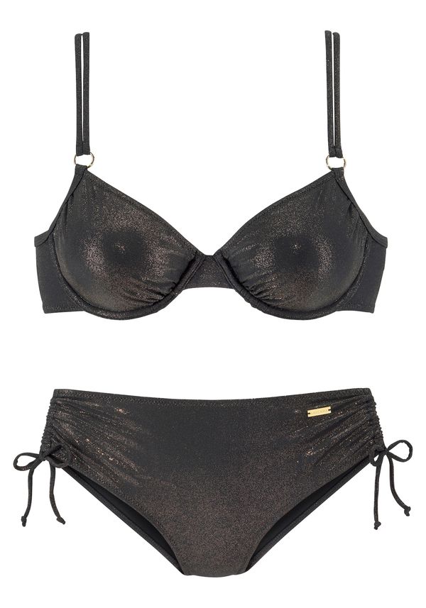 LASCANA LASCANA Bikini  zlatna / crna